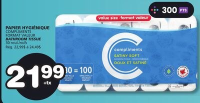 COMPLIMENTS BATHROOM TISSUE