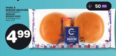 COMPLIMENTS BRIOCHE BURGER BUNS