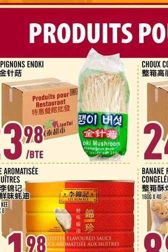 Champignons Enoki