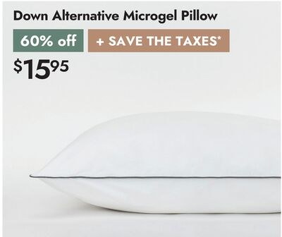 Down Alternative Microgel Pillow
