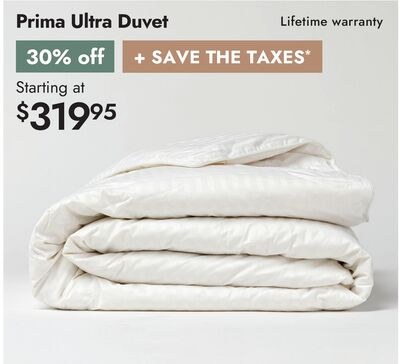 Prima Ultra Duvet