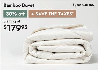 Bamboo Duvet