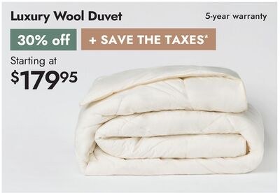 Luxury Wool Duvet