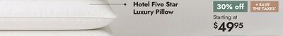 Hotel Five Star Luxury Pillow
