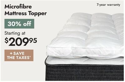 Microfibre Mattress Topper