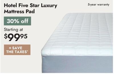 Hotel Five Star Luxury Mattress Pad