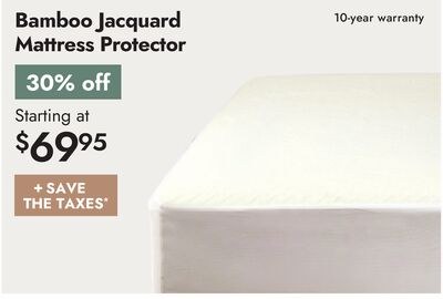 Bamboo Jacquard Mattress Protector