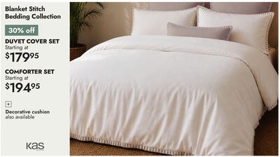 Blanket Stitch Bedding Collection