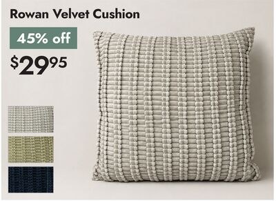 Rowan Velvet Cushion