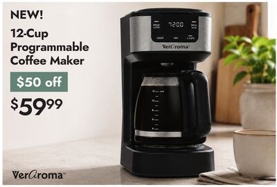 12-Cup Programmable Coffee Maker