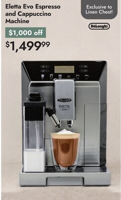 Eletta Evo Espresso and Cappuccino Machine