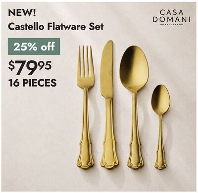 Castello Flatware Set
