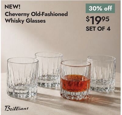 Cheverny Old-Fashioned Whisky Glasses