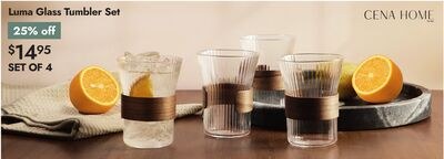 Luma Glass Tumbler Set