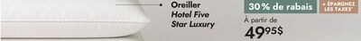 Oreiller Hotel Five Star Luxury