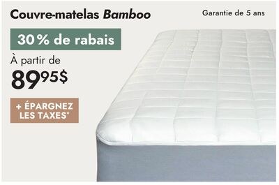 Couvre-matelas Bamboo