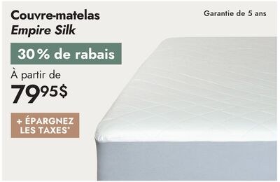 Couvre-matelas Empire Silk