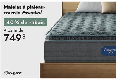 Matelas à plateau-coussin Essential