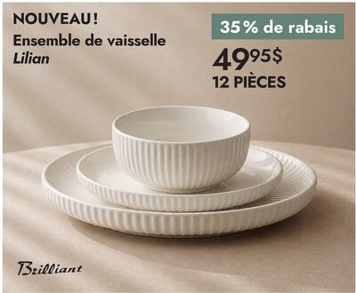 Ensemble de vaisselle Lilian