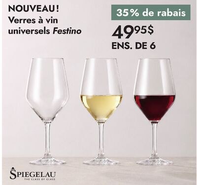 Verres à vin universels Festino