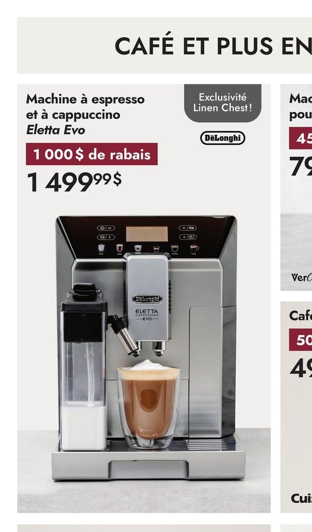 Machine à espresso et à cappuccino Eletta Evo D…