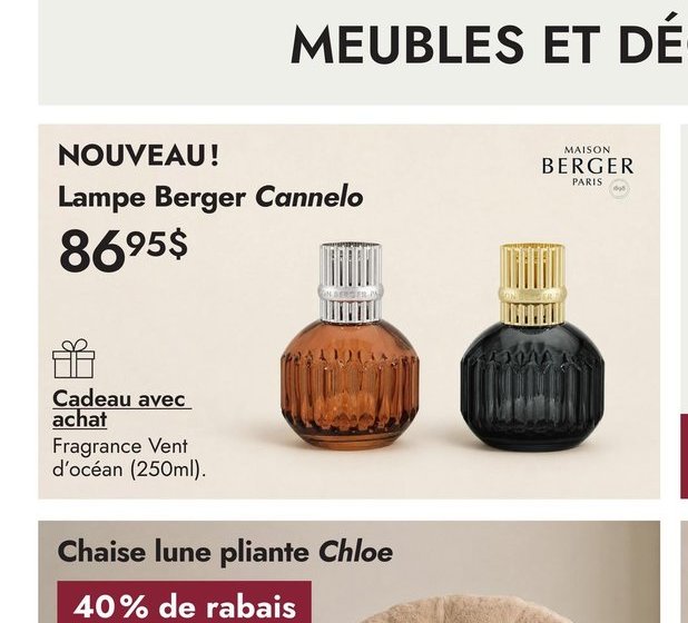 Lampe Berger Cannelo