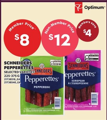 SCHNEIDERS PEPPERETTES, 225-375 G