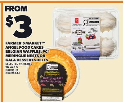 FARMER'S MARKET™ ANGEL FOOD CAKES, BELGIAN WAFF…