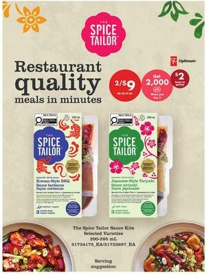THE SPICE TAILOR SAUCE KITS, 200-285 ML