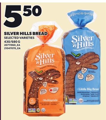 SILVER HILLS BREAD, 430/680 G