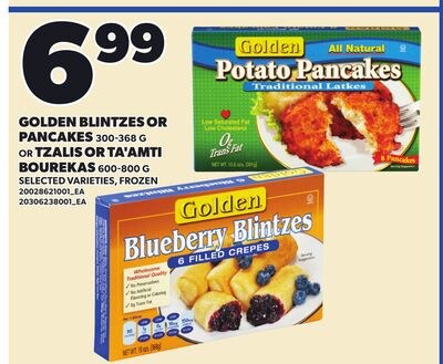 GOLDEN BLINTZES OR PANCAKES, 300-368 G OR TZALI…