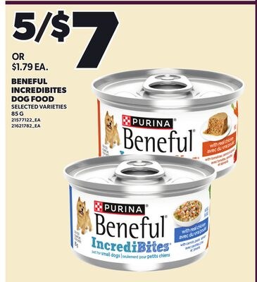 BENEFUL INCREDIBITES DOG FOOD, 85 G