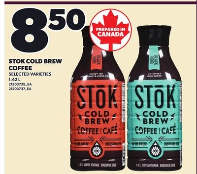 STOK COLD BREW COFFEE, 1.42 L