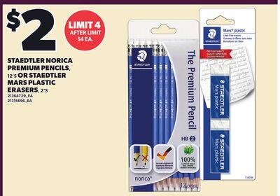 STAEDTLER NORICA PREMIUM PENCILS, 12'S OR STAED…
