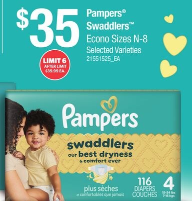 PAMPERS SWADDLERS
