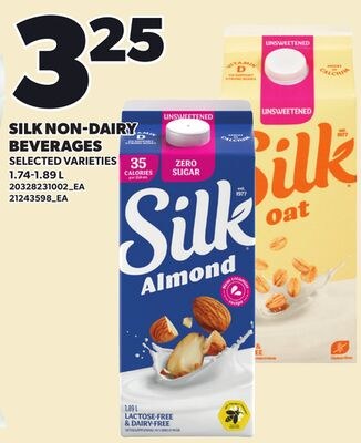 SILK NON-DAIRY BEVERAGES, 1.74-1.89 L