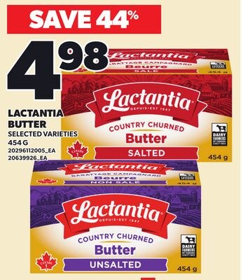 LACTANTIA BUTTER, 454 G