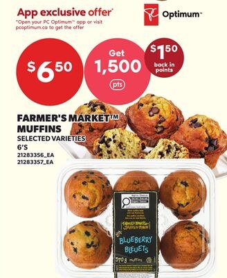 FARMER'S MARKET™ MUFFINS, 6'S