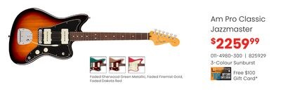 Fender Am Pro Classic Jazzmaster