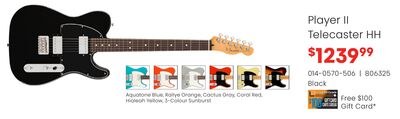 Fender Player II Telecaster HH, Rosewood Finger…
