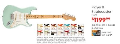 Fender Player II Stratocaster
