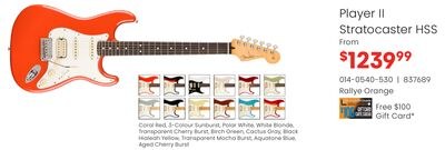 Player II Stratocaster HSS