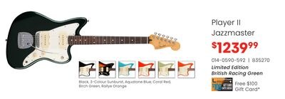 Fender Player II Jazzmaster British Racing Green
