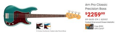 Fender Am Pro Classic Precision Bass