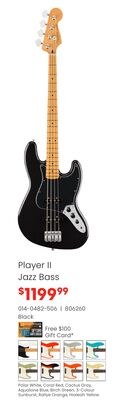 Fender Player II Jazz Bass