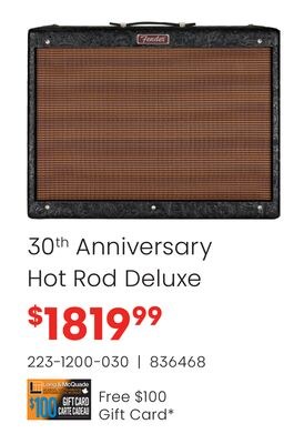 Fender 30th Anniversary Hot Rod Deluxe