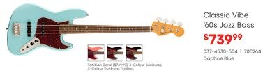Squier Fender Classic Vibe '60s Jazz Bass