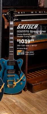 Gretsch G2655TG Streamliner