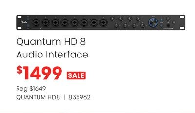 Fender Quantum HD 8 Audio Interface