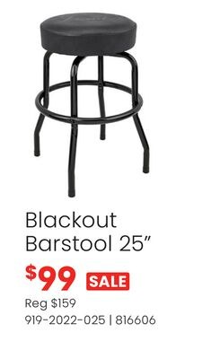 Blackout Barstool 25"